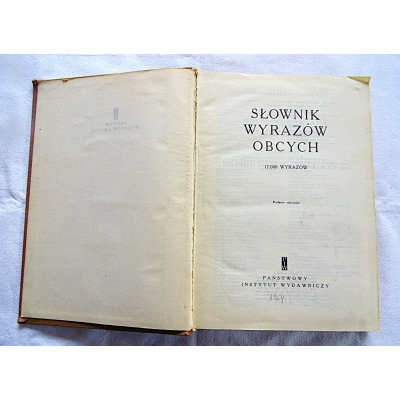 Pr.zb. SŁOWNIK WYRAZÓW OBCYCH  206/9