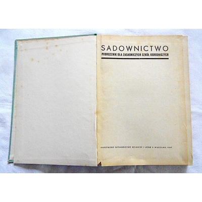 Pr.zb. SADOWNICTWO  dla Zasadniczych Szkół Ogrodniczych