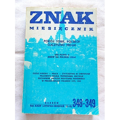 Pr.zb. ZNAK Miesięcznik nr 348-349 11-12 1983r