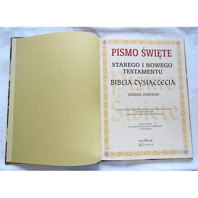 Pr.zb.  BIBLIA TYSIĄCLECIA  Księga Jozuego