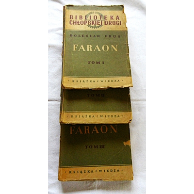 Prus B.  FARAON  Tom I,II,III, 179/6