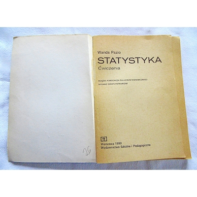 Pazio W. STATYSTYKA Ćwiczenia  372/7