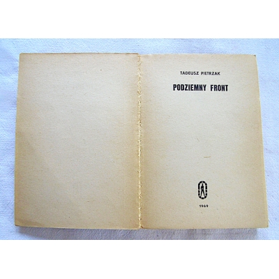 Pietrzak T.  PODZIEMNY FRONT