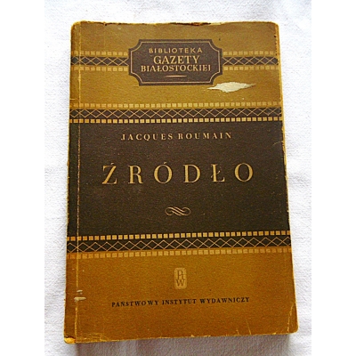 Roumain J. ŹRÓDŁO Powieśc  206/9