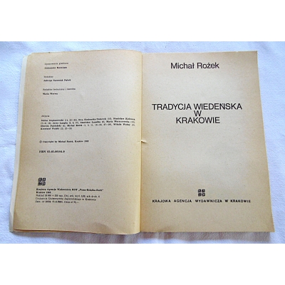 Rożek M. TRADYCJA WIEDEŃSKA W KRAKOWIE