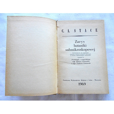 Stace C.A. ZARYS BOTANIKI SUBMIKROSKOPOWEJ
