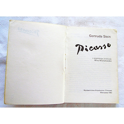 Stein G. PICASSO