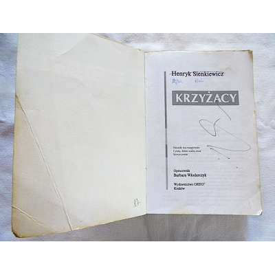 Sienkiewicz H. KRZYŻACY Lektura z opracowaniem 333/13