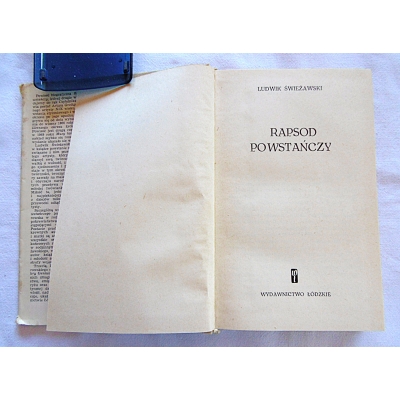Świeżawski L.  RAPSOD POWSTAŃCZY