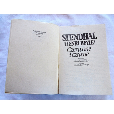 Stendhal CZERWONE I CZARNE  206/9