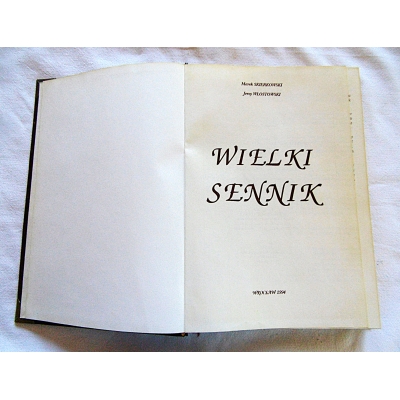 Skierkowski M.  WIELKI SENNIK