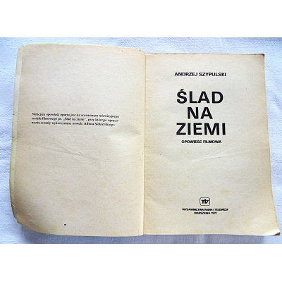 Szypulski A.  ŚLAD NA ZIEMI