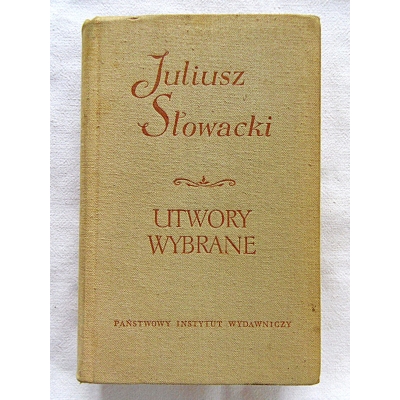 Słowacki J.  UTWORY WYBRANE  Tom II