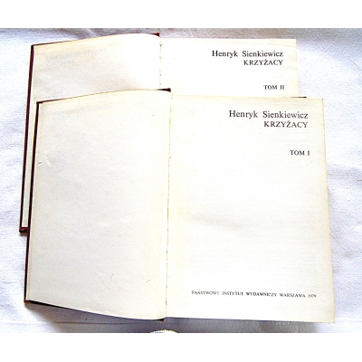 Sienkiewicz H. KRZYŻACY Tom I,II  108/8