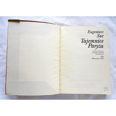 Sue E. TAJEMNICE PARYŻA