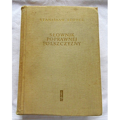 Szober S. SŁOWNIK POPRAWNEJ POLSZCZYZNY