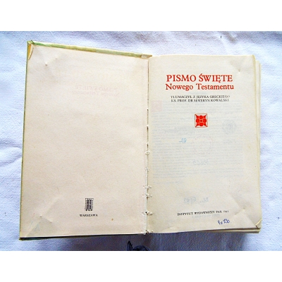 Pr.zb.  PISMO ŚWIĘTE  Nowego Testamentu  35/10