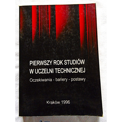 Pr.zb. PIERWSZY ROK STUDIÓW W UCZELNI TECHNICZNEJ