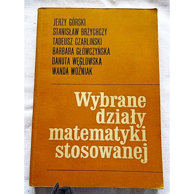 Pr.zb. WYBRANE DZIAŁY MATEMATYKI STOSOWANEJ