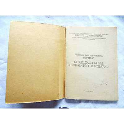 Pr.zb. NOWELIZACJA NORM CENTRALNEGO OGRZEWANIA