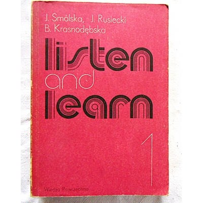Pr.zb.  LISTEN and LEARN 1 Kurs konwersacyjny języka angielskiego ...