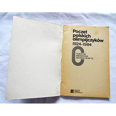Pr.zb. POCZET POLSKICH OLIMPIJCZYKÓW 1924 - 1984