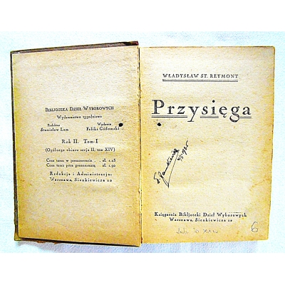 Reymont W.St.  PRZYSIĘGA