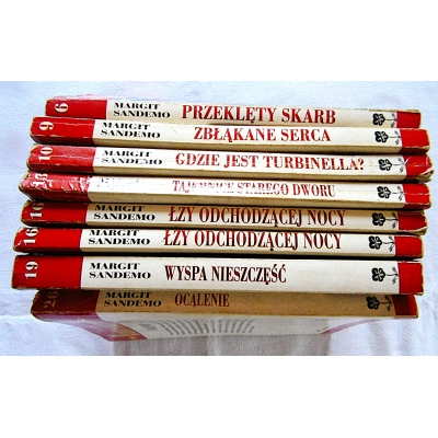 Sandemo Margit  OPOWIEŚCI  Nr. 6,9,10,13,16,16,19,26