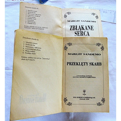 Sandemo Margit  OPOWIEŚCI  Nr. 6,9,10,13,16,16,19,26