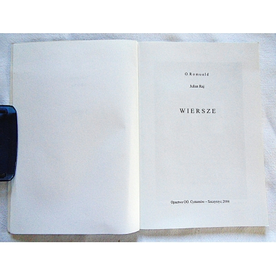 O.Romuald  Julian Raj  WIERSZE