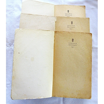 Sienkiewicz H. KRZYŻACY Powieść historyczna Tom I,II,IV
