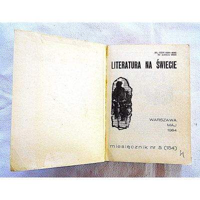 Pr.zb. LITERATURA NA ŚWIECIE Nr5(154) maj 1984 r