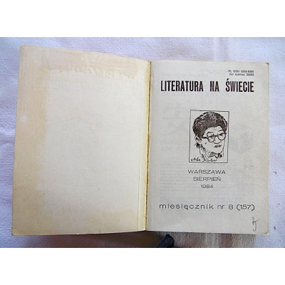 Pr.zb. LITERATURA NA ŚWIECIE nr 8 (157)  sierpień 1984