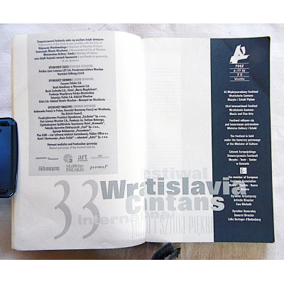 Pr.zb.  FESTIWAL WRATISLAVIA CANTANS  1998 R