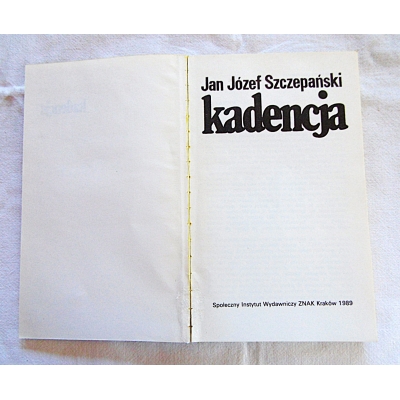 Szczepański J.J.  KADENCJA