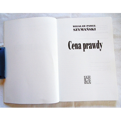 Szymański W.P. CENA PRAWDY  26/11