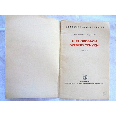 Stępniewski T. O CHOROBACH WENERYCZNYCH