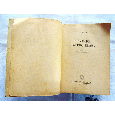 Sage L. PRZYPADKI IDZIEGO BLASA