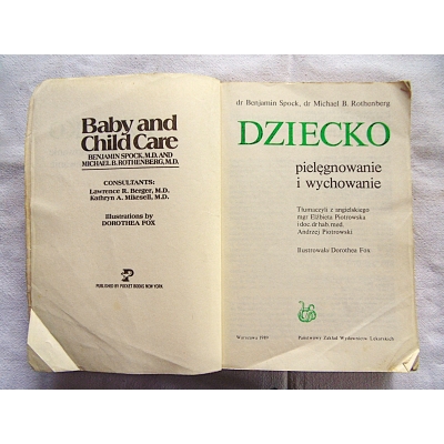Spock B.  DZIECKO Pielęgnowanie i wychowanie  180/6