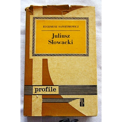 Sawrymowicz Eug.  JULIUSZ SŁOWACKI   572/13