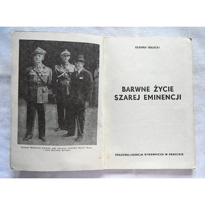 Terlecki o. BARWNE ŻYCIE SZAREJ EMINENCJI