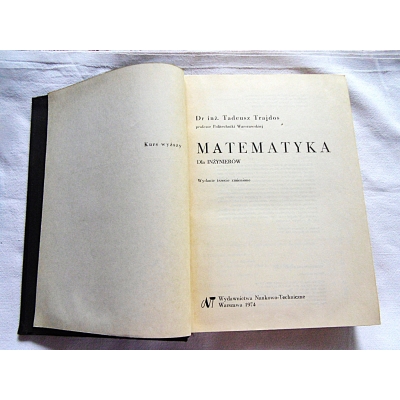 Trajdos T. MATEMATYKA  DLA INŻYNIERÓW