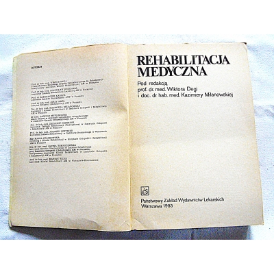 Pr.zb. REHABILITACJA MEDYCZNA  63/12