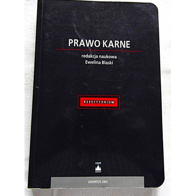 Pr.zb. PRAWO KARNE Repetytorium