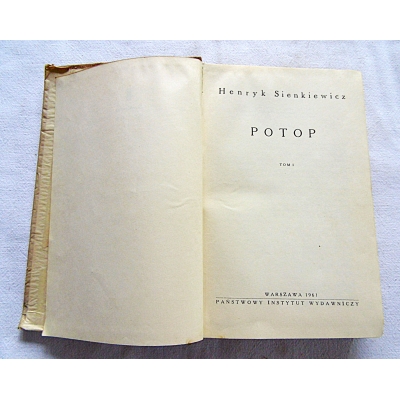 Sienkiewicz H. POTOP Tom I