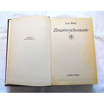 Tołstoj Lew  ZMARTWYCHWSTANIE  99/9