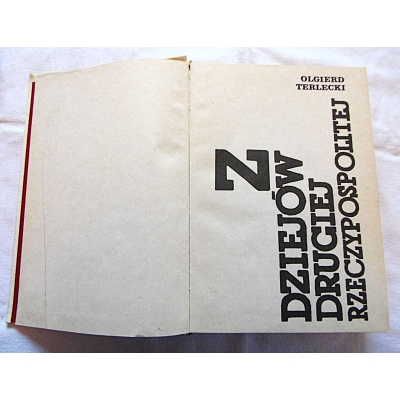 Terlecki O. Z DZIEJÓW DRUGIEJ RZECZYPOSPOLITEJ  117/14