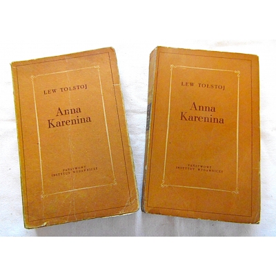 Tołstoj L.  ANNA KARENINA  Tom 1,2