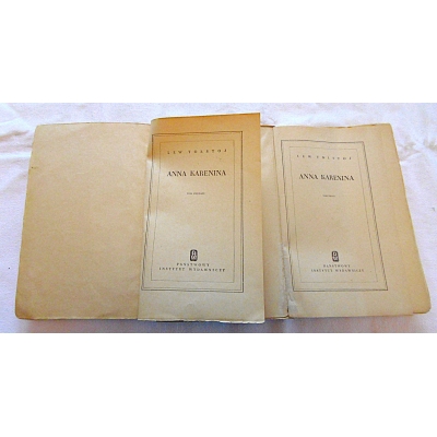 Tołstoj L.  ANNA KARENINA  Tom 1,2