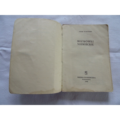 Toruński A. ROZMÓWKI NIEMIECKIE  166/12